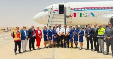 مطار العلمين الدولى يستقبل أولى رحلات Middle East Airlines القادمة من بيروت
