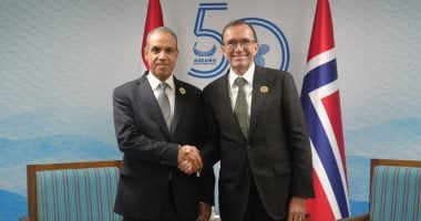 وزير الخارجية يبحث مع نظيره النرويجى سبل تعزيز العلاقات الثنائية