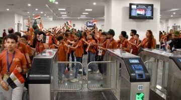 هيئة الأنفاق تستقبل أطفال ملتقى «Logos Junior» على متن مونوريل شرق النيل
