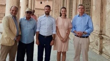 رئيس جمهورية الجبل الأسود وقرينته يزوران قلعة صلاح الدين الأيوبى