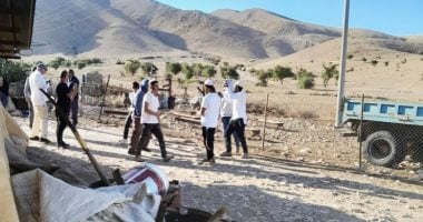مستوطنون مسلحون يقتحمون قرى جنوب نابلس وقوات الاحتلال تقمع الأهالى