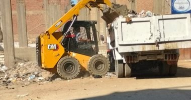 حملات مكثفة للنظافة ورفع الإشغالات وتحسين المظهر الحضارى بمركز ومدينة إطسا
