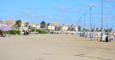 استمرار غلق شاطئ مدينة بورفؤاد بـ بورسعيد لليوم الثالث على التوالي
