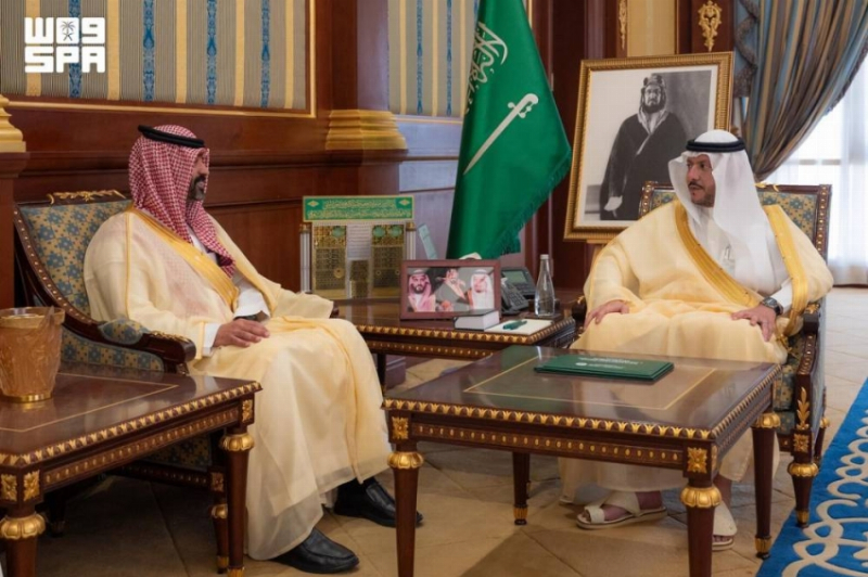نائب أمير المدينة المنورة يستقبل مدير فرع مركز وقاء بالمنطقة