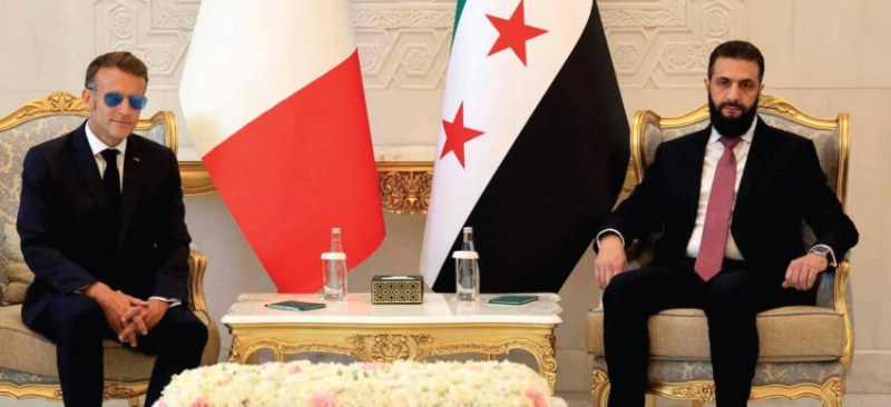 الشرع: شراكة نموذجية – ماكرون: الشعب السوري لا يقهر
