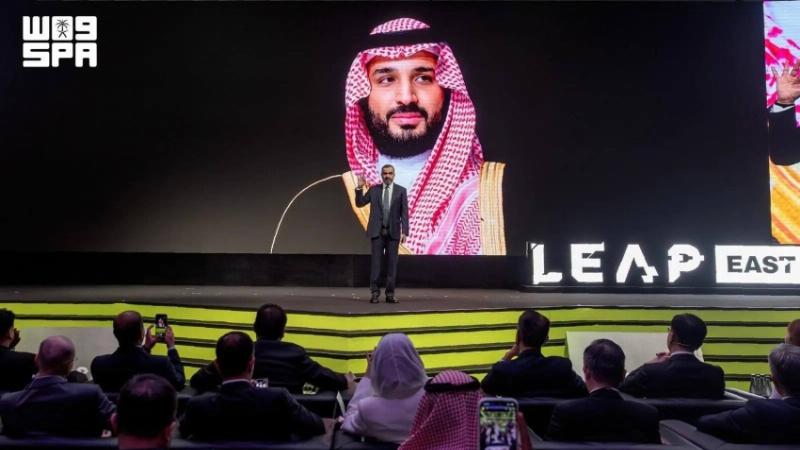 السواحه خلال افتتاح LEAP East: المملكة مركز عالمي لربط منظومة الذكاء الاصطناعي بين الشرق والغرب