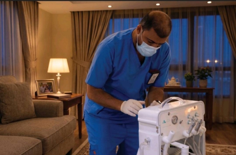 تجمع الأحساء الصحي يواصل تقديم خدمات الرعاية الصحية المنزلية خلال الفترة المسائية
