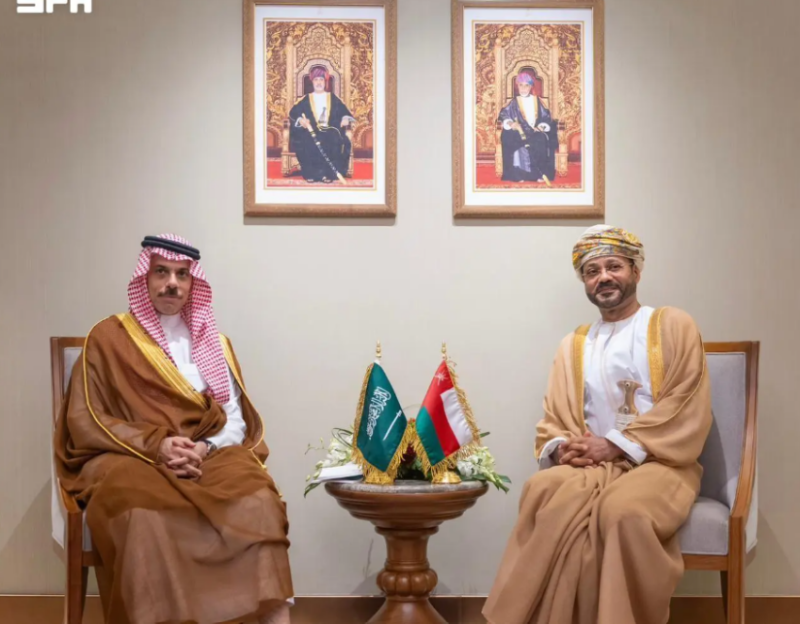 وزير الخارجية يلتقي نظيره العُماني ويعقدان جلسة مباحثات رسمية