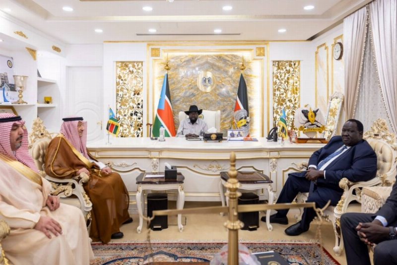 رئيس جمهورية جنوب السودان يستقبل نائب وزير الخارجية