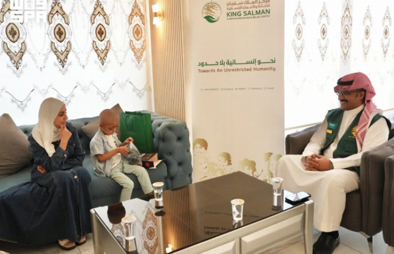 “سلمان للإغاثة” يؤمن الرعاية التخصّصية لطفل فلسطيني مصاب بالساركومة العضلية المخططة