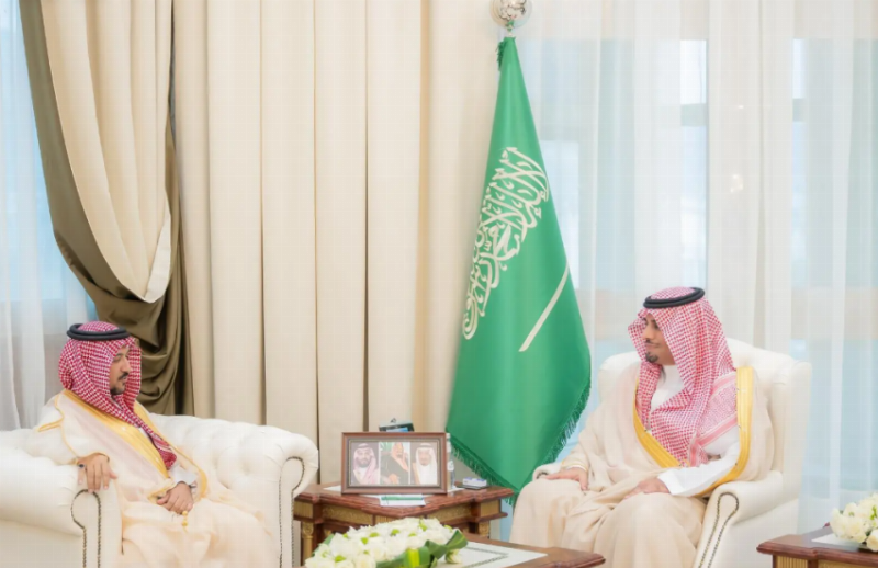 نائب أمير الباحة يستقبل رئيس فرع النيابة العامة بالمنطقة بمناسبة تعيينه