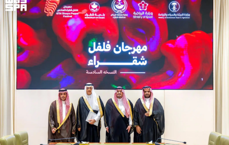 نائب أمير الرياض يستقبل محافظ شقراء ويطلع على برنامج وفعاليات مهرجان فلفل شقراء السادس