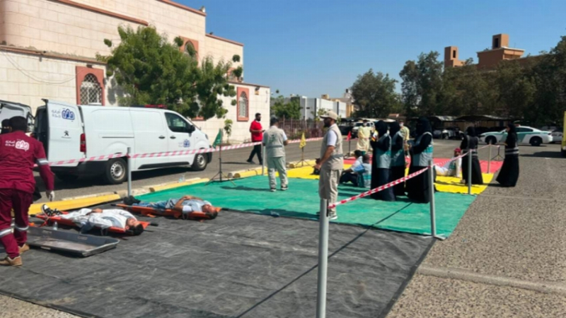 أمانة جدة تنفذ تمرينًا ميدانيًا يحاكي انهيارات المباني والإيواء والإغاثة الإنسانية