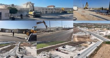 الاحتلال يهدم 27 منشأة تجارية وصناعية وزراعية.. ويعتقل 6 فلسطينيين بالضفة الغربية