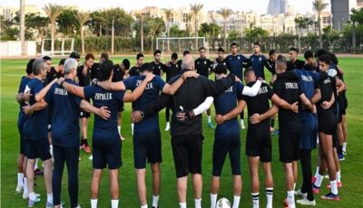 الزمالك يتقدم على اورانج بثنائية فتوح والزناري في الشوط الأول