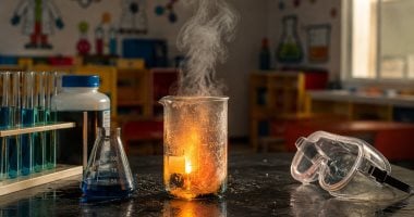 كارثة داخل حضانة بالتجمع.. تجربة كيميائية تحرق 4 أطفال