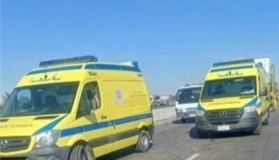 مصرع طفلة وإصابة 6 آخرين في حادث تصادم سيارة بعمود كهرباء بالبحيرة