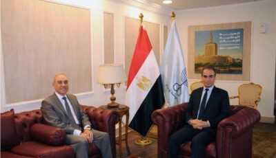 المسلماني يستقبل السفير علاء يوسف قبيل توقيع بروتوكول التعاون بين الوطنية للإعلام وهيئة الاستعلامات
