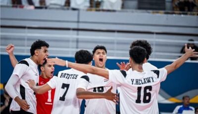 منتخب الناشئين يتوج بلقب البطولة العربية للكرة الطائرة