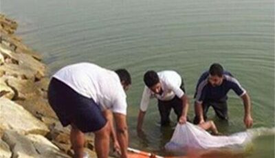 انتشال جثمان شاب غرق في مياه الرياح التوفيقي بالقليوبية