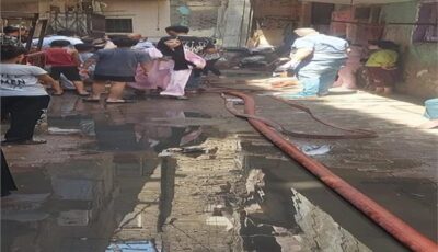انهار عليه سلم عقار.. إصابة عميد بالحماية المدنية خلال إخماد حريق الوايلي