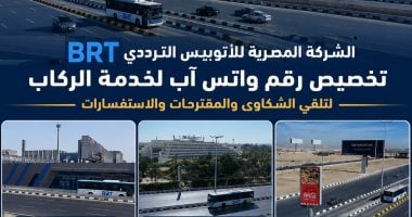 رقم «واتس آب» لخدمة ركاب الأتوبيس الترددى BRT لتلقى الشكاوى والاستفسارات
