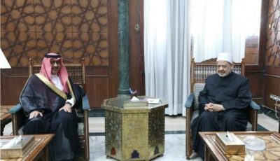 شيخ الأزهر يستقبل السفير السعودي لبحث تعزيز التعاون المشترك