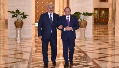 المشير خليفة حفتر: حريصون على مواصلة التنسيق مع مصر لمواجهة مختلف التحديات المشتركة