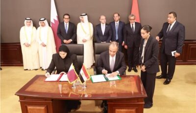 وزير الصحة يستقبل وزيرة التعاون الدولي بدولة قطر لبحث سبل دعم الأشقاء الفلسطينيين