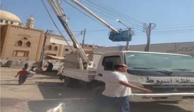  تكثيف حملات النظافة وصيانة الإنارة بقرى صدفا بأسيوط لرفع كفاءة الخدمات