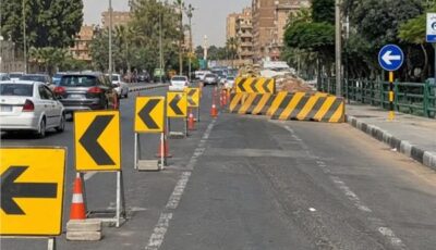 هبوط أرضي يغلق «ابن سندر».. تفاصيل التحويلات المرورية
