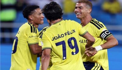 عودة رونالدو.. النصر يكتسح الرياض «تريزيجيه» في الدوري السعودي