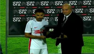 عمر جابر يفوز بجائزة أفضل لاعب في لقاء الزمالك والاتحاد بالدوري