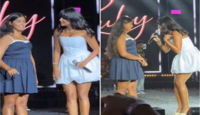 بعد عمرو دياب وأحمد سعد.. روبي تغني مع ابنتها طيبة في الساحل الشمالي