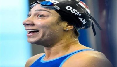 فريدة عثمان تحصد برونزية 50 متر فراشة في البحر المتوسط 2026