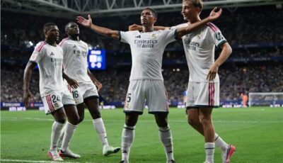 ريال مدريد يهزم إسبانيول في الوقت القاتل