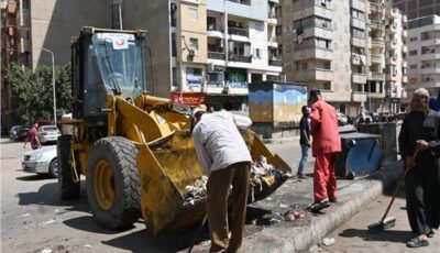 محافظ البحيرة توجه برفع الإشغالات بشارع الروضة بدمنهور لتحقيق الإنضباط 
