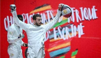 محمد السيد يهزم بطل إيطاليا ويتأهل لربع نهائي السلاح بدورة البحر المتوسط 