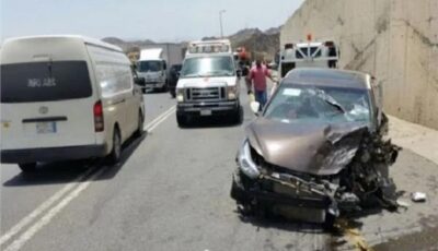 ​بالأسماء| مصرع وإصابة 9 أشخاص في حادث تصادم بطريق العلمين الدولي بالبحيرة