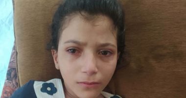 رجا إسكندر طفلة فى التاسعة تواجه خطر فقدان بصرها وتنتظر فرصة للعلاج خارج غزة
