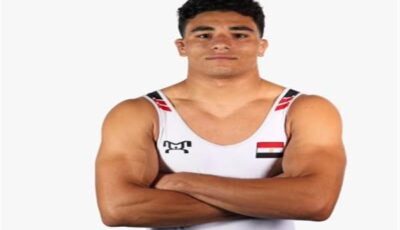 عبد الرحمن هيثم يتوج بفضية المصارعة الحرة في تارانتو 2026