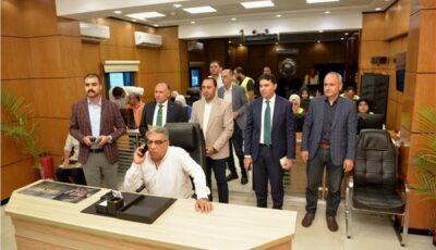 توجيهات لرؤساء المدن من محافظ الدقهلية من خلال الشبكة الوطنية للطواريء