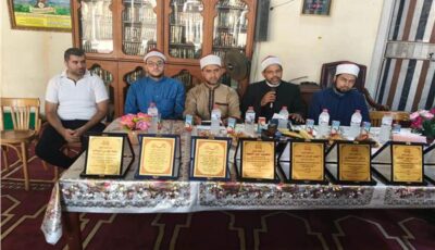 مدير أوقاف دمياط يكرّم أوائل مركز الثقافة الإسلامية دفعة ٢٠٢٦م