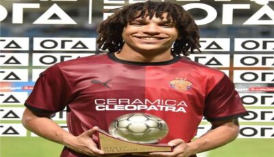 مروان عثمان أفضل لاعب في مباراة الاتحاد السكندري وسيراميكا كليوباترا