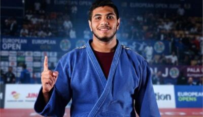 هادي حسين يحصد برونزية الجودو في دورة ألعاب البحر المتوسط
