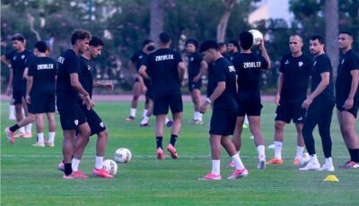 مران الزمالك| فقرة بدنية قوية للاعبين.. وتركيز على الجوانب الخططية