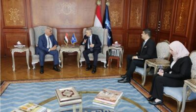 الفريق أسامة ربيع يبحث سبل التعاون المشترك مع السفير المصري ببنما