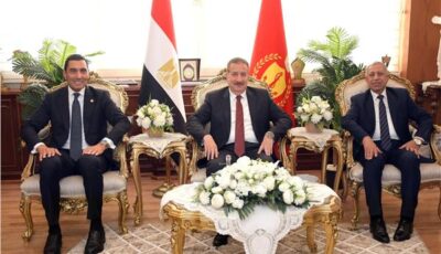 وزير الرياضة يصل بورسعيد لافتتاح أولمبياد الشركات الـ59