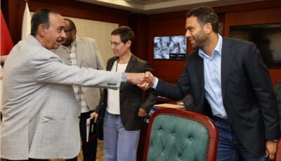 محافظ سوهاج يستقبل وفد بنك التعمير الألماني لبرنامج تحسين خدمات المياه