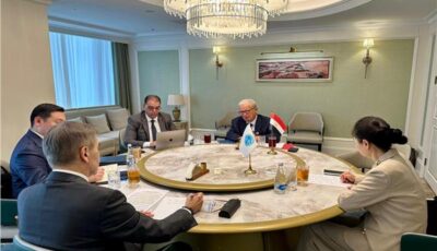 نائب رئيس الوزراء للشؤون الاقتصادية يلتقي الأمين العام لمنظمة شنغهاي للتعاون